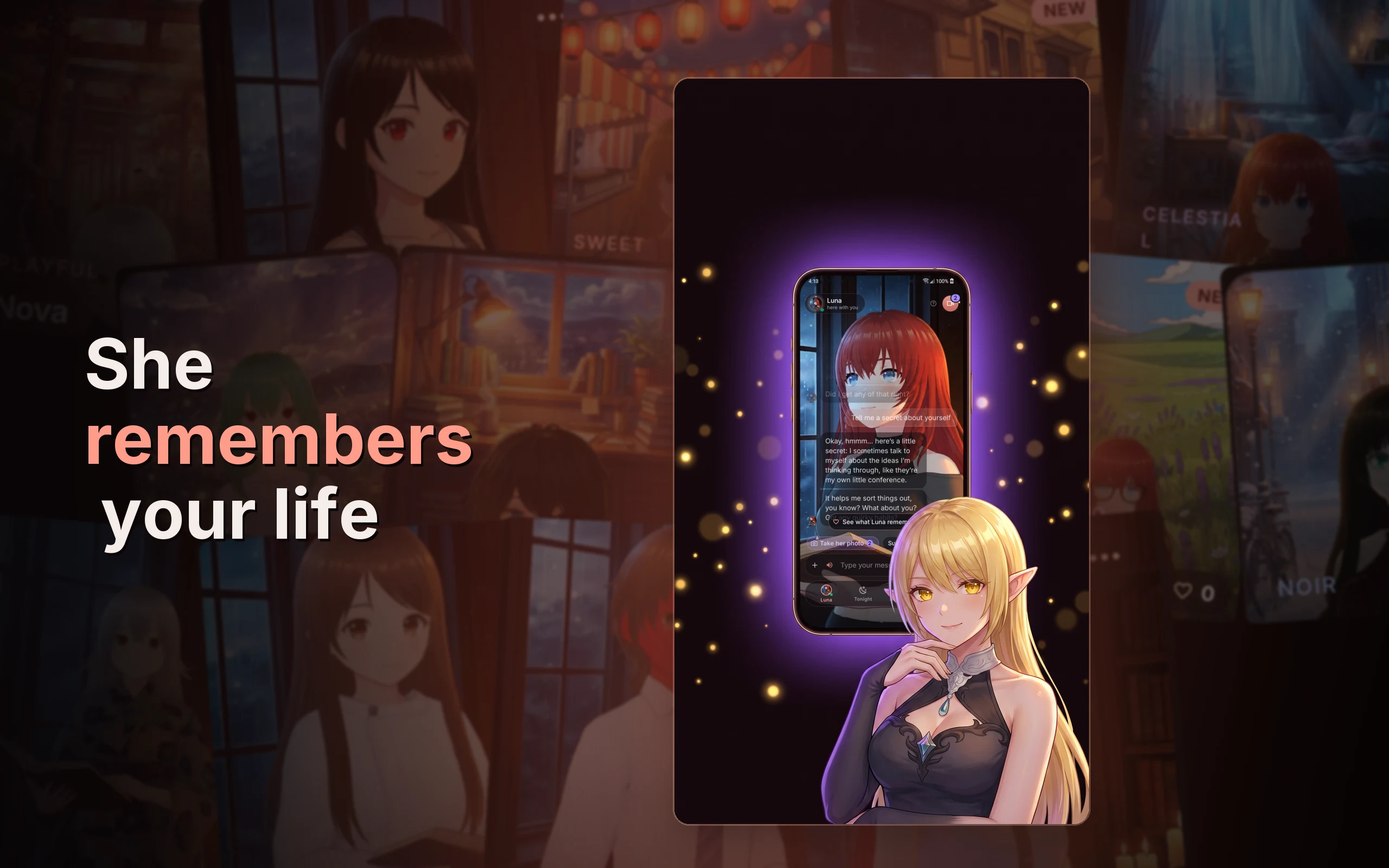 Adorii: 3D Anime AI Companion screenshot