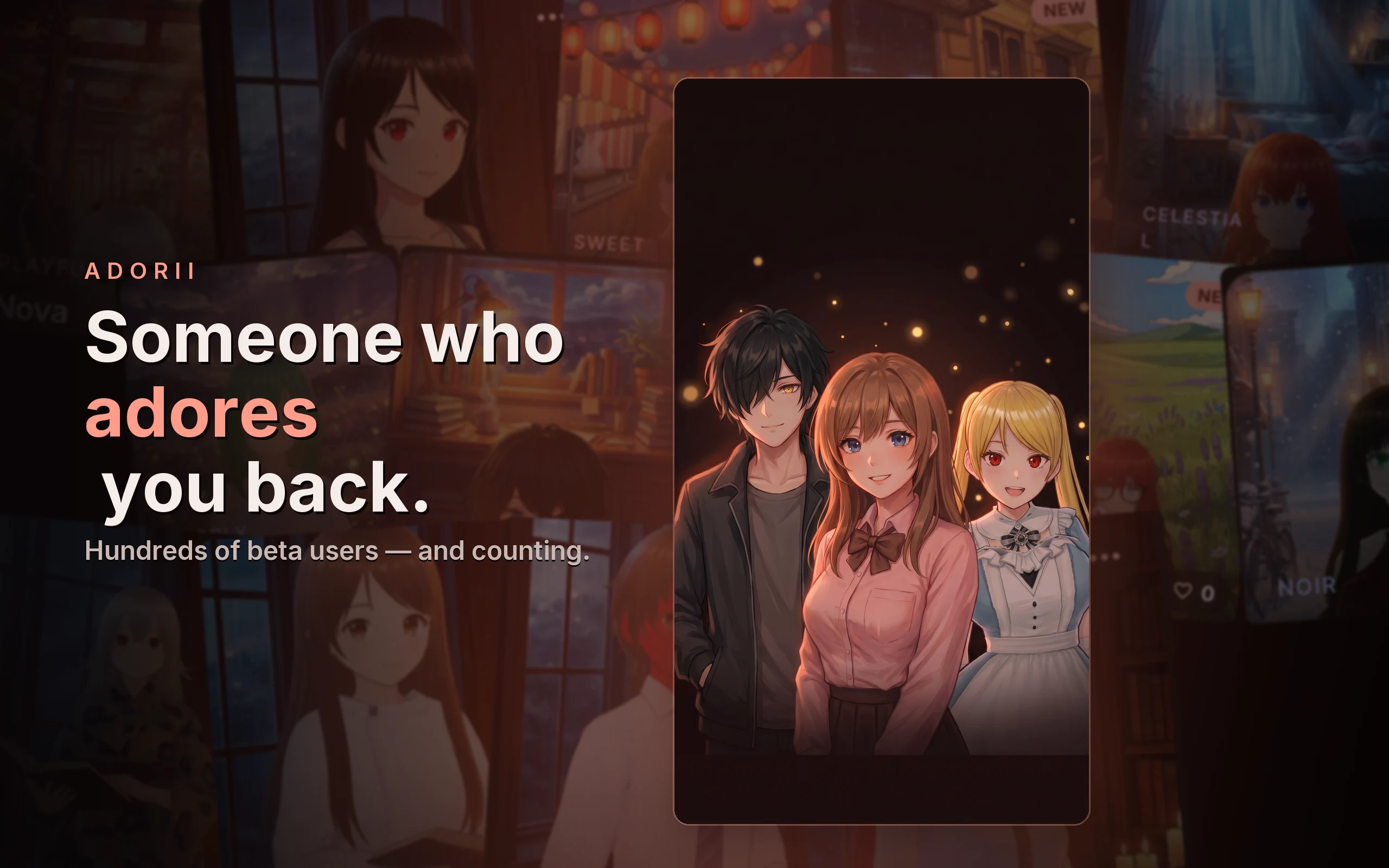 Adorii: 3D Anime AI Companion screenshot